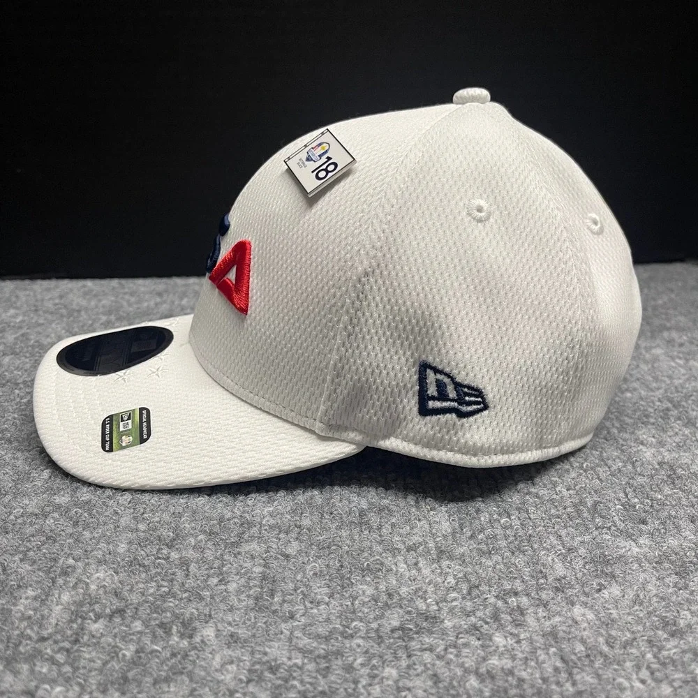 2025 Ryder Cup Hat Cap White Snapback A-Frame 9FORTY‎ New Era Bethpage Black Pin